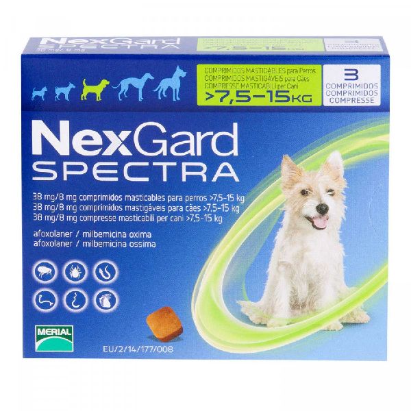 ネクスガードスペクトラ中型犬用7.5～15kg未満